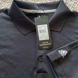 Men’s Black Adidas Golf Shirt